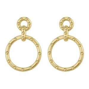 NEW ASHA livia hoop in gold